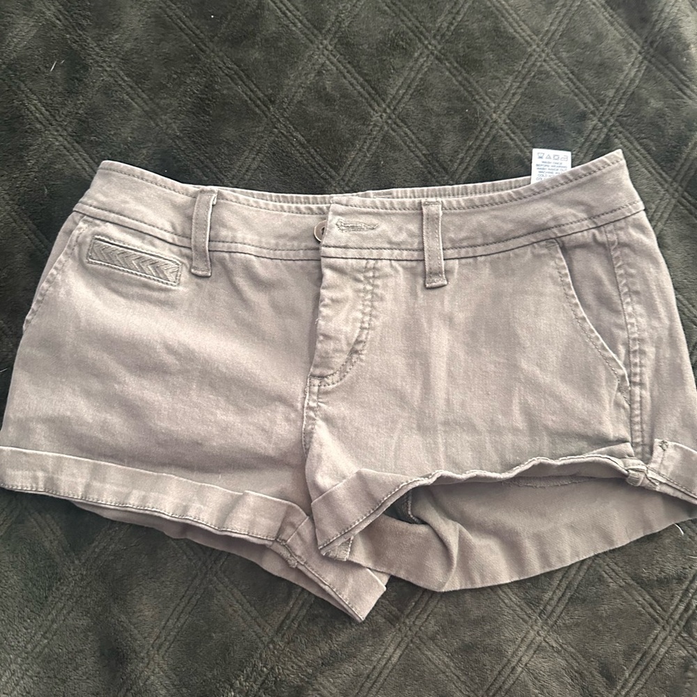 Market & Spruce Women's Gray Jean Shorts